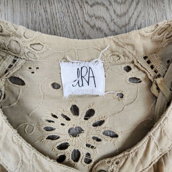 Anthropologie dRA Yara Mini Eyelet Dress size M - Picture 5 of 7